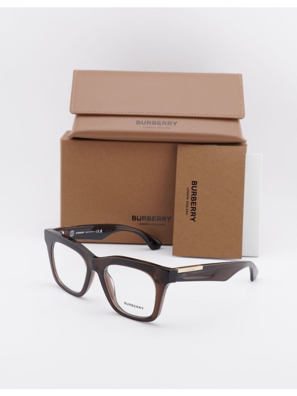 Burberry BE2407 4116 Square Eyeglasses 51mm - Brown